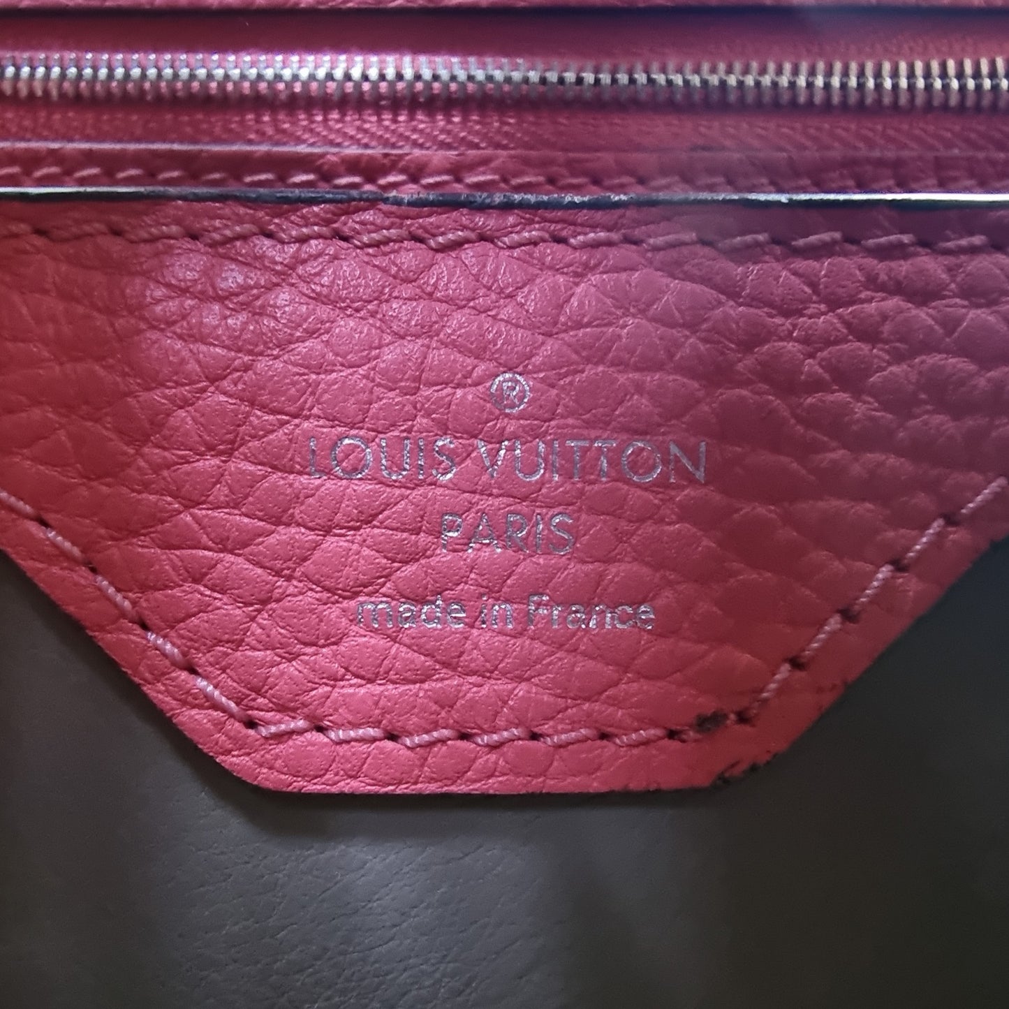 louis Vuitton Capucines BB Taurillon Leather Shw (Pink)