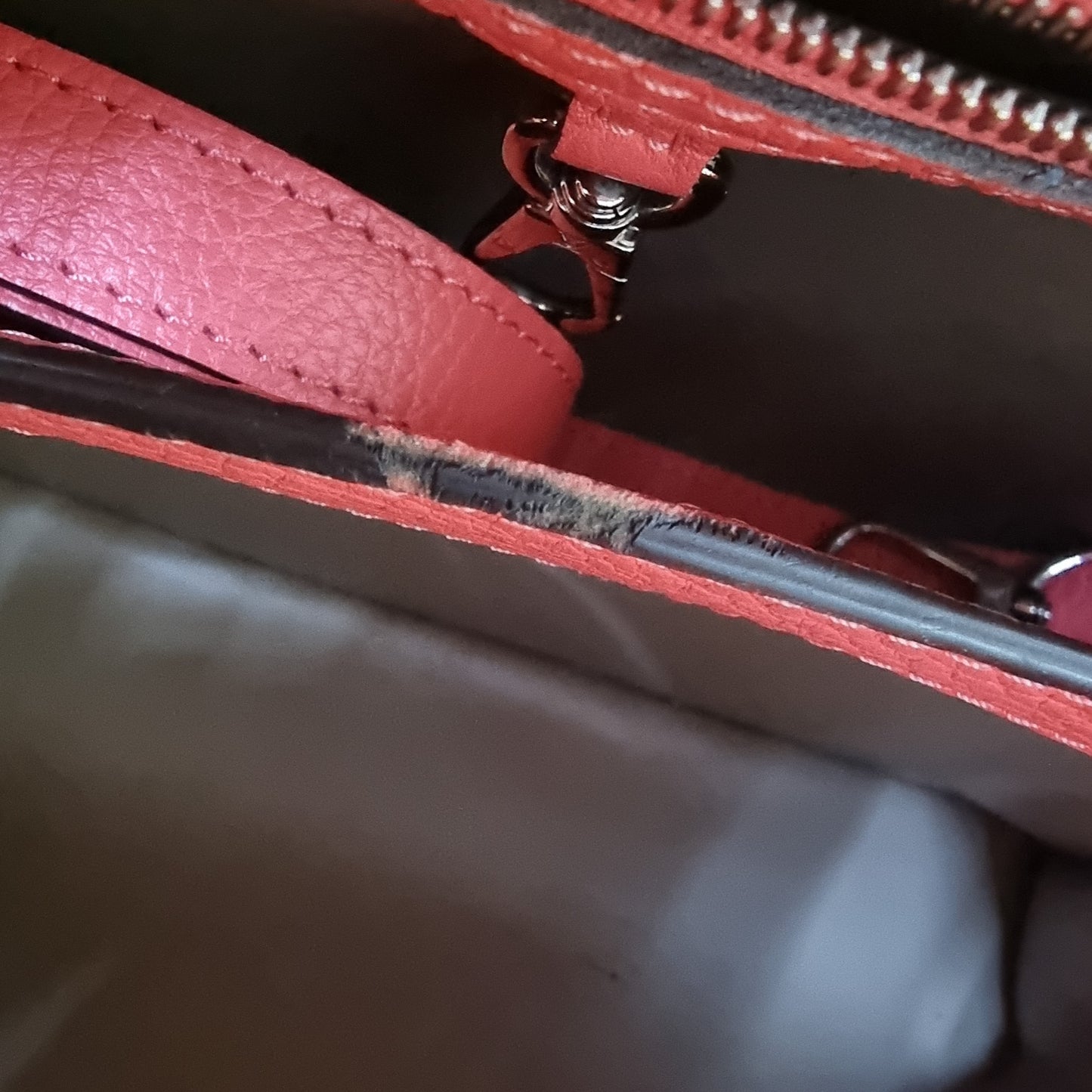 louis Vuitton Capucines BB Taurillon Leather Shw (Pink)