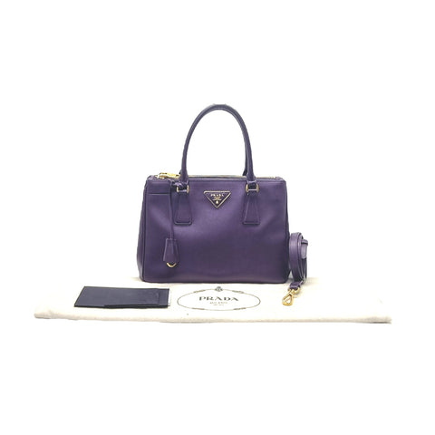 Prada BN2863 Saffiano Lux Tote Bag Ghw (Purple)