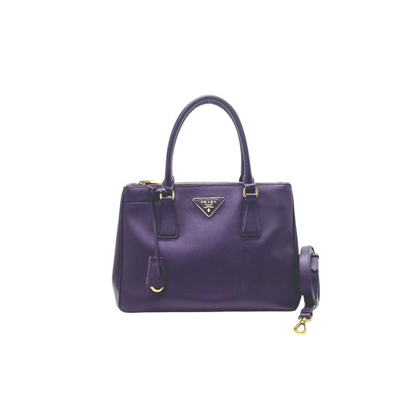 Prada BN2863 Saffiano Lux Tote Bag Ghw (Purple)