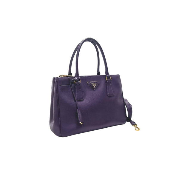 Prada BN2863 Saffiano Lux Tote Bag Ghw (Purple)