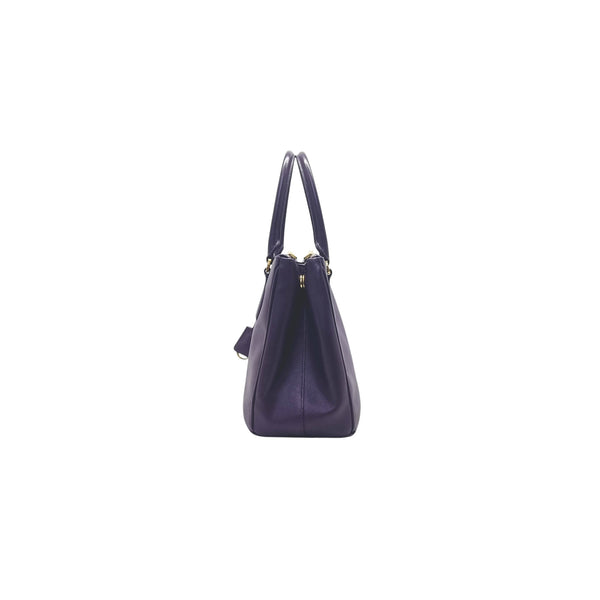 Prada BN2863 Saffiano Lux Tote Bag Ghw (Purple)