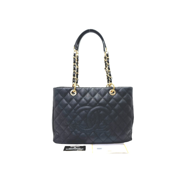 Chanel GST Caviar Black Ghw