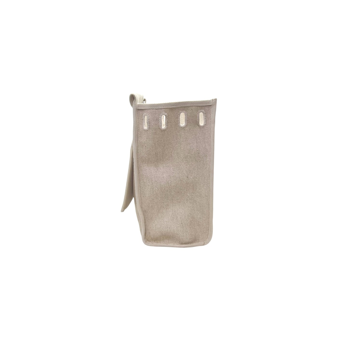 Hermes Herbag Pm 31 (2 in 1) Palladium Plated Hw (Dark Blue/Beige)