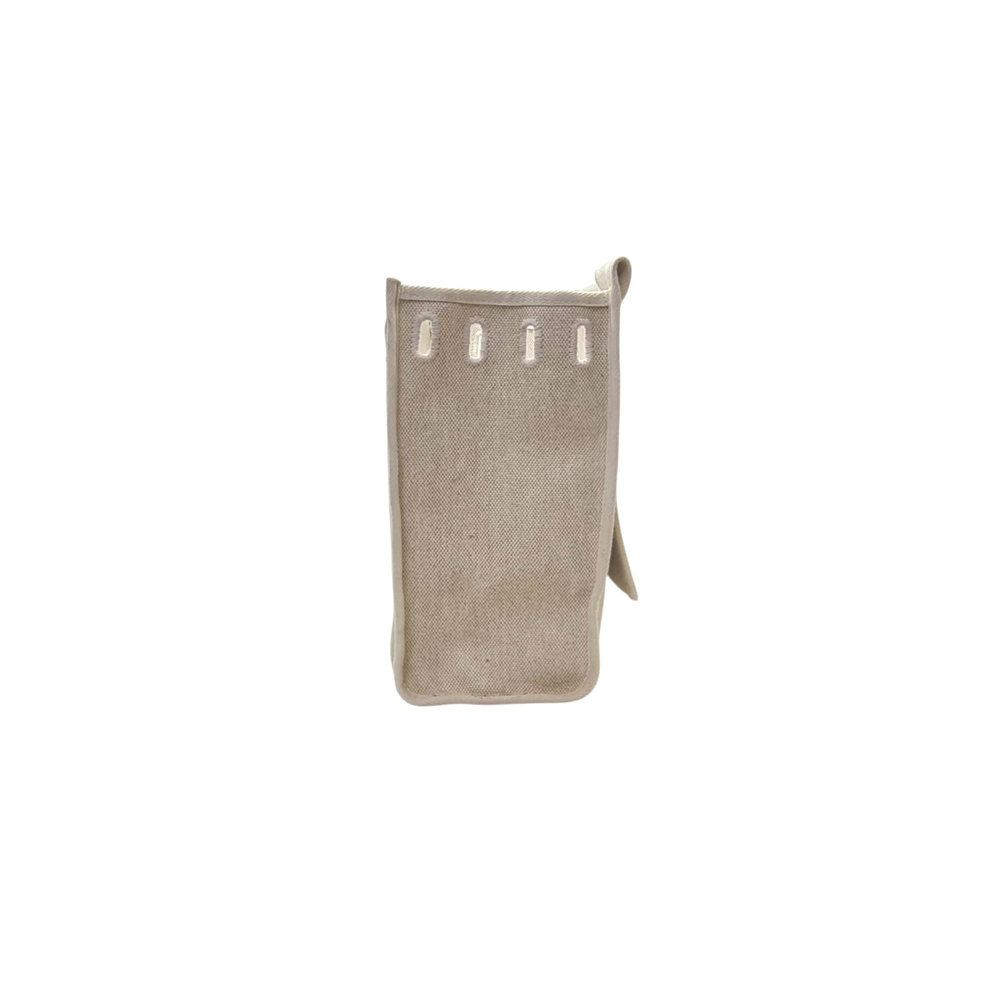 Hermes Herbag Pm 31 (2 in 1) Palladium Plated Hw (Dark Blue/Beige)