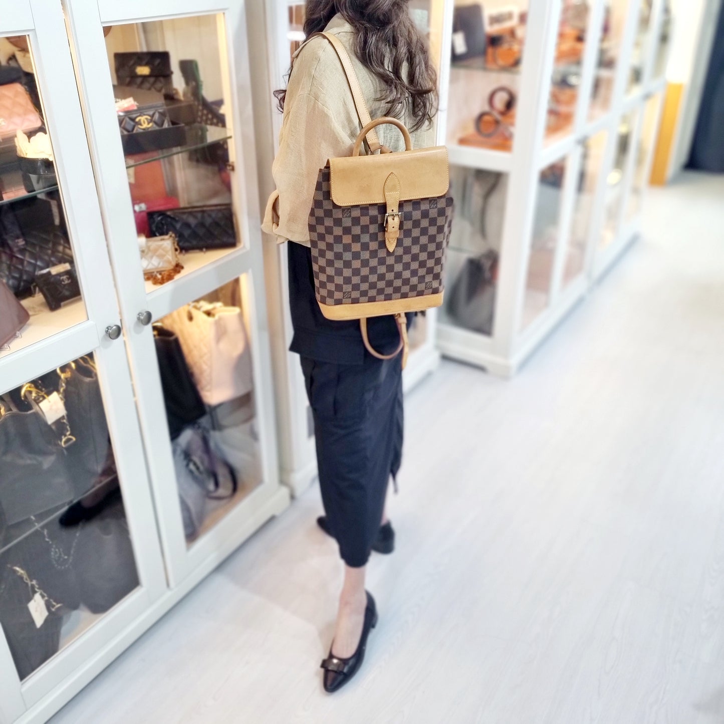 Louis Vuitton Soho Backpack Limited Edition Centenire Damier Ebene Ghw
