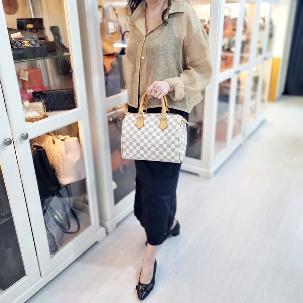 Louis Vuitton Speedy 25 Damier Azur Ghw