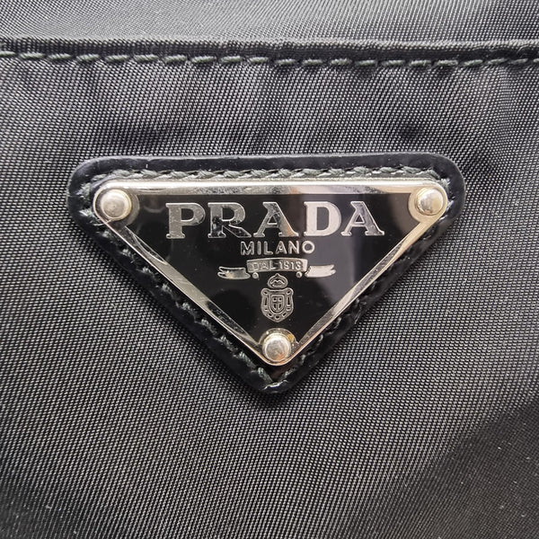 Prada Nylon Shoulder Bag Shw (Black)