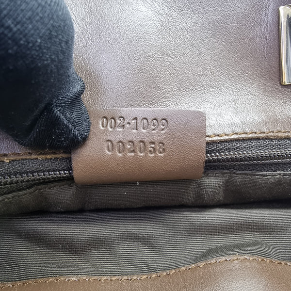 Gucci GG Canvas Shoulder Ghw (Brown)