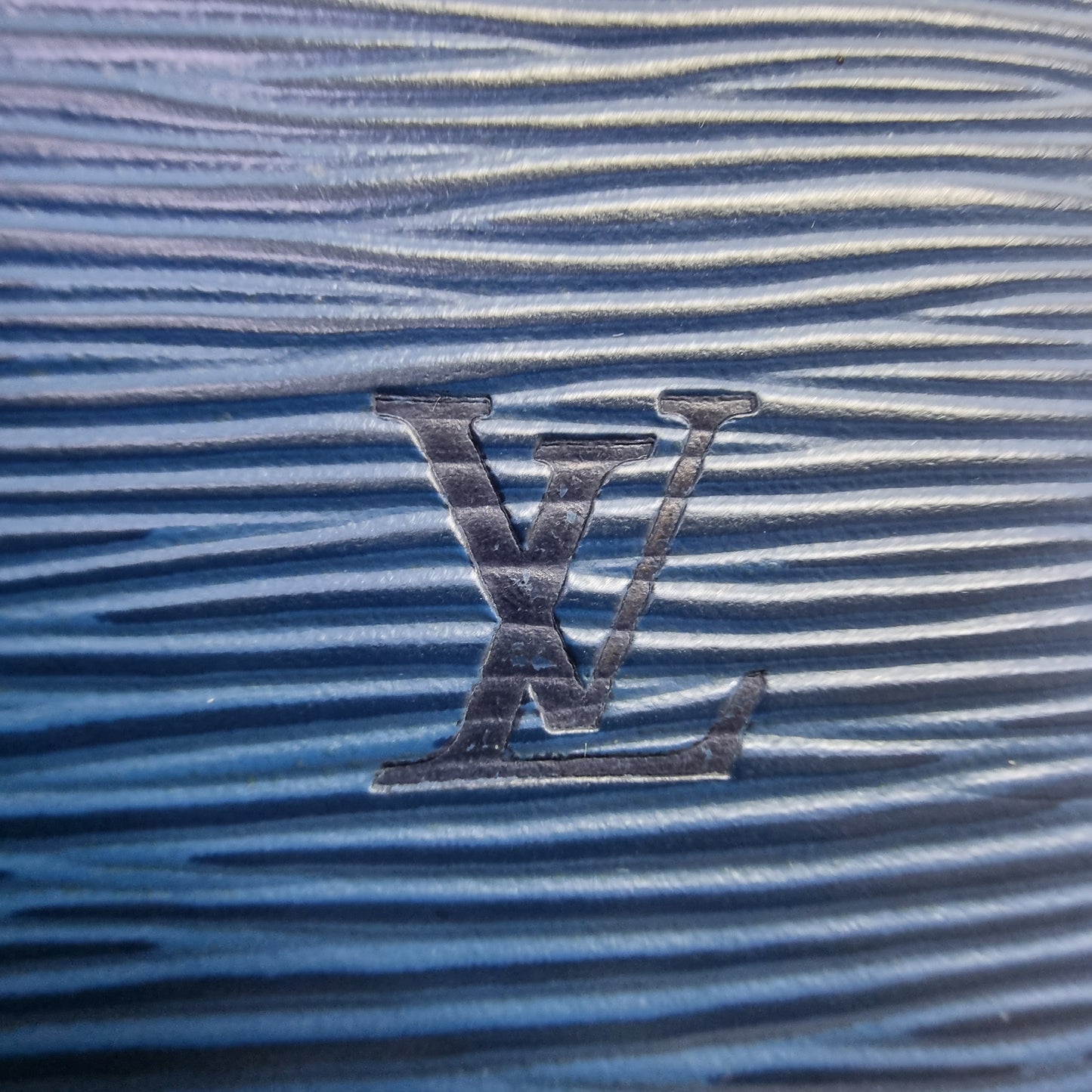 Louis Vuitton Pochette Accessories Epi Blue Ghw