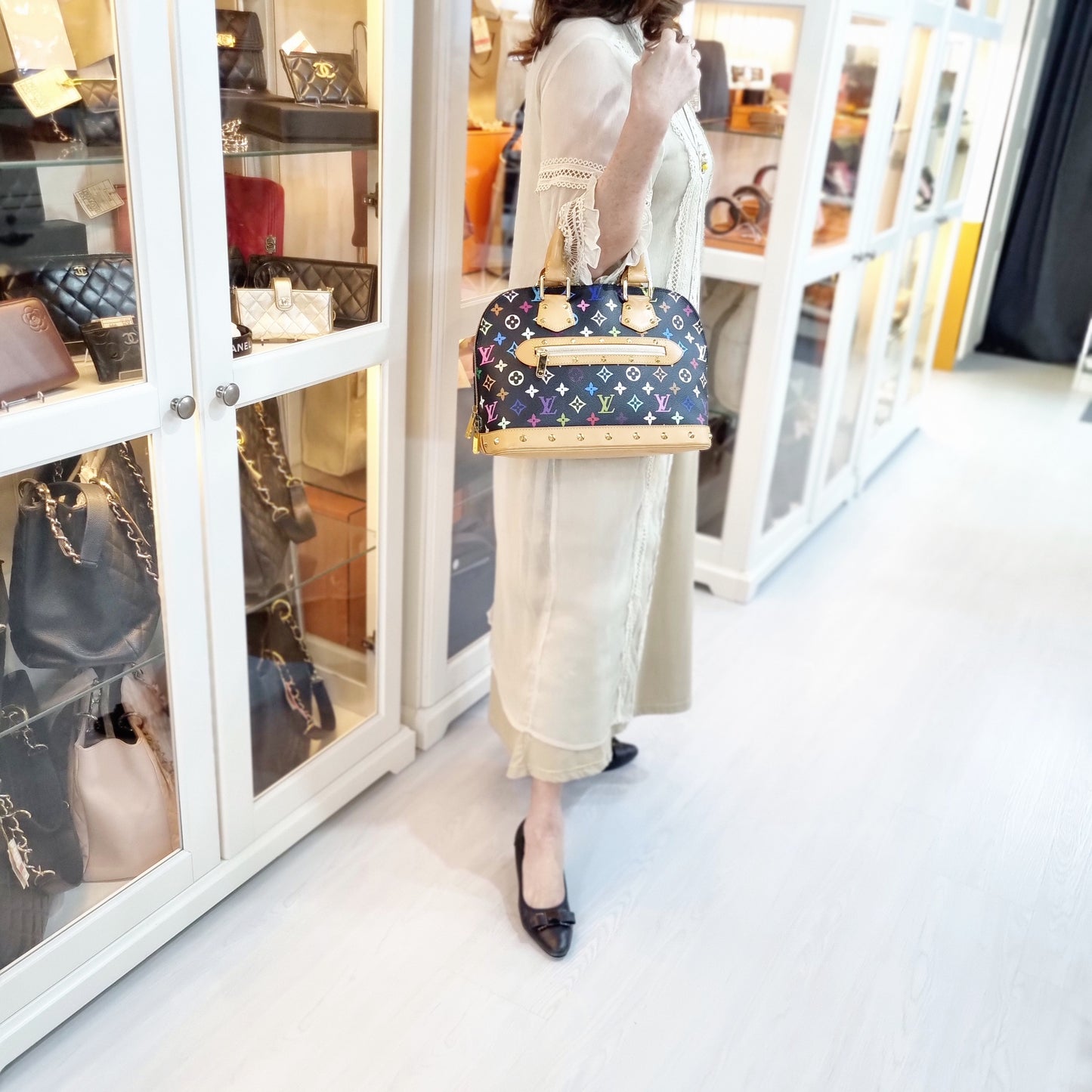 Louis vuitton Alma Pm Monogram Multicolour Black Ghw