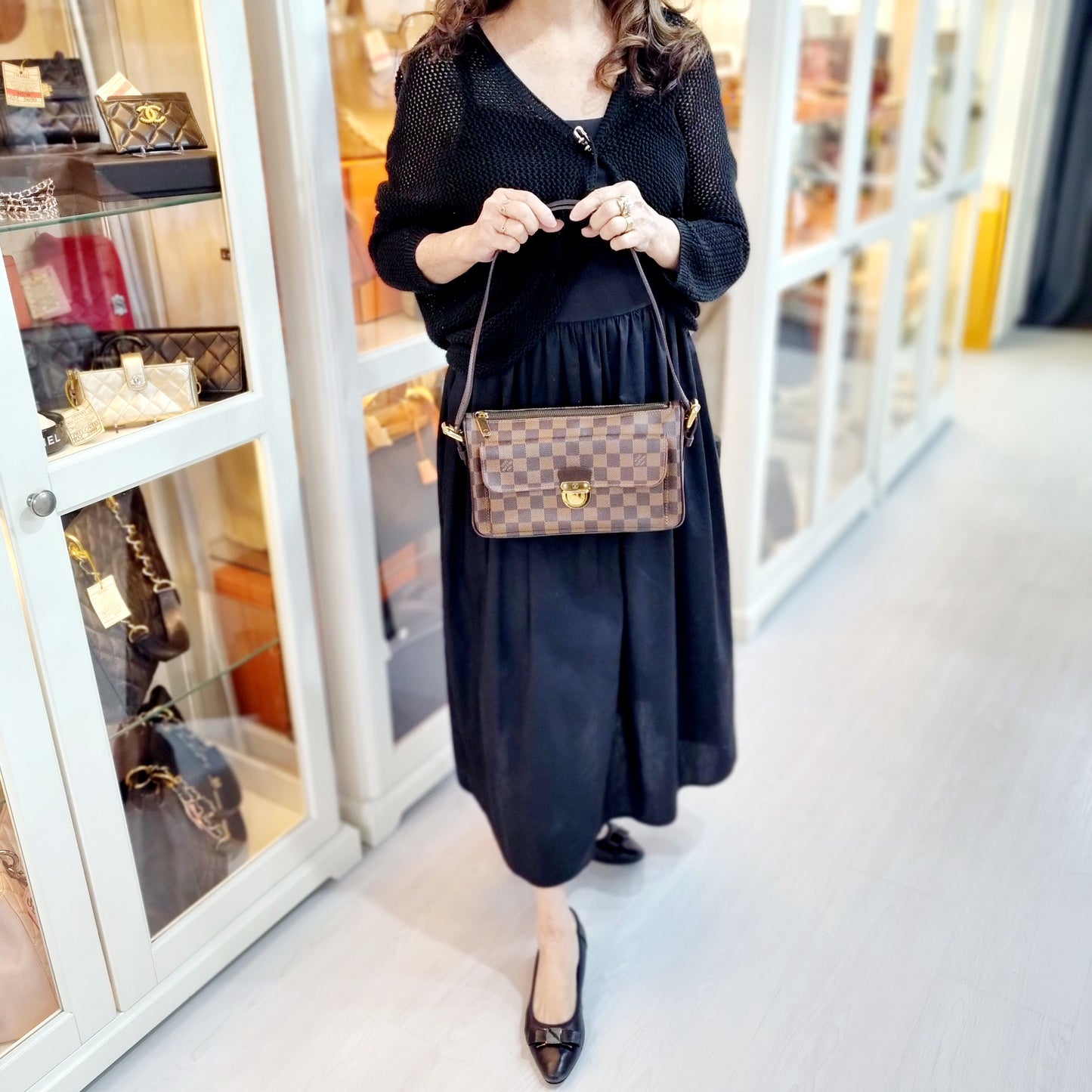 Louis Vuitton Ravello GM Damier Ebene Ghw