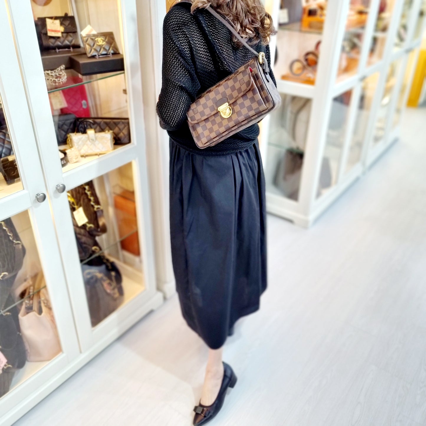 Louis Vuitton Ravello GM Damier Ebene Ghw