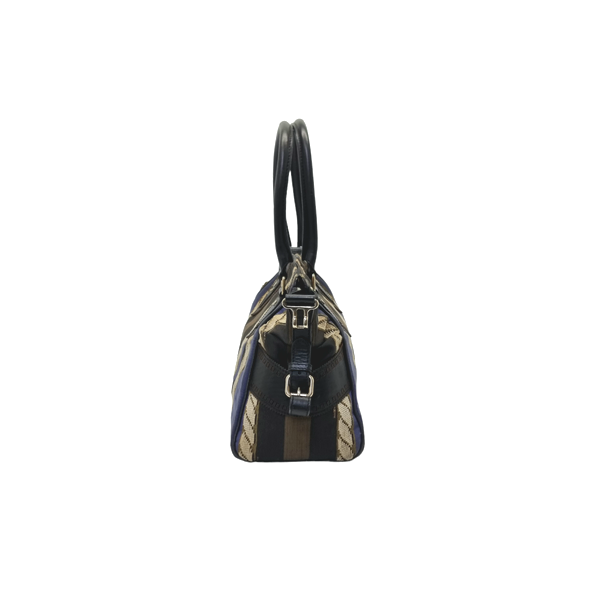 Fendi Du Jour Canvas Shoulder Bag Ghw (Multicolour)