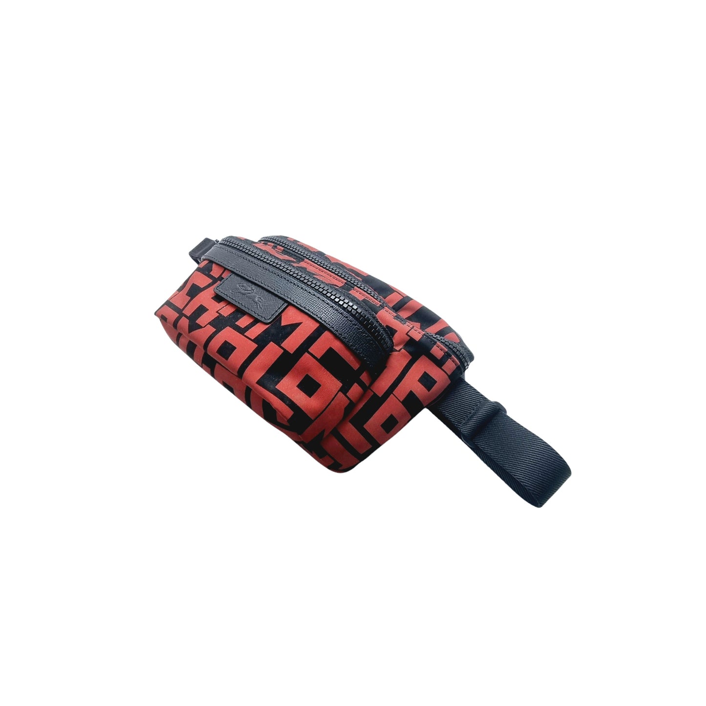 Longchamp Bumbag LPG Canvas Cowhide Leather (Red/Black)