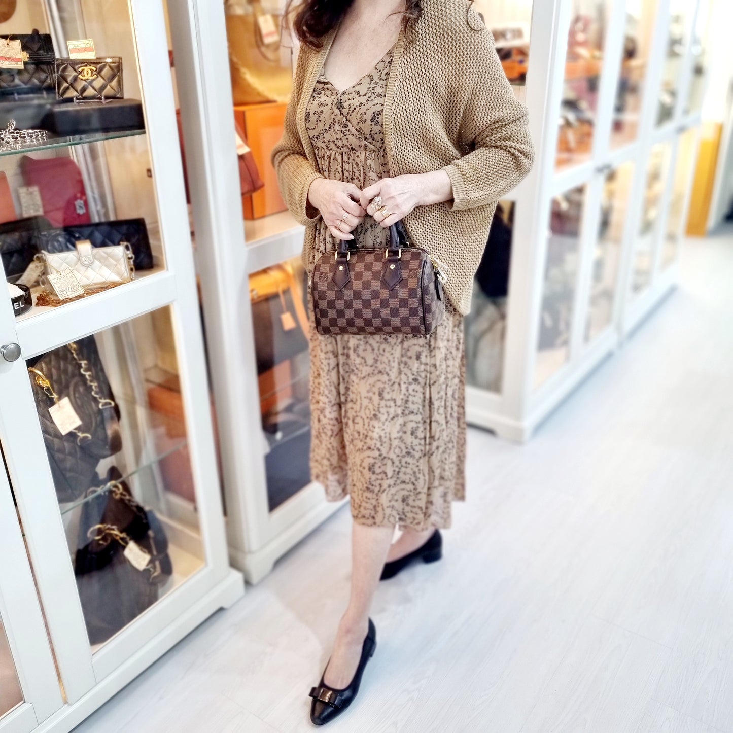 Louis Vuitton Speedy 20B Damier Ebene Ghw