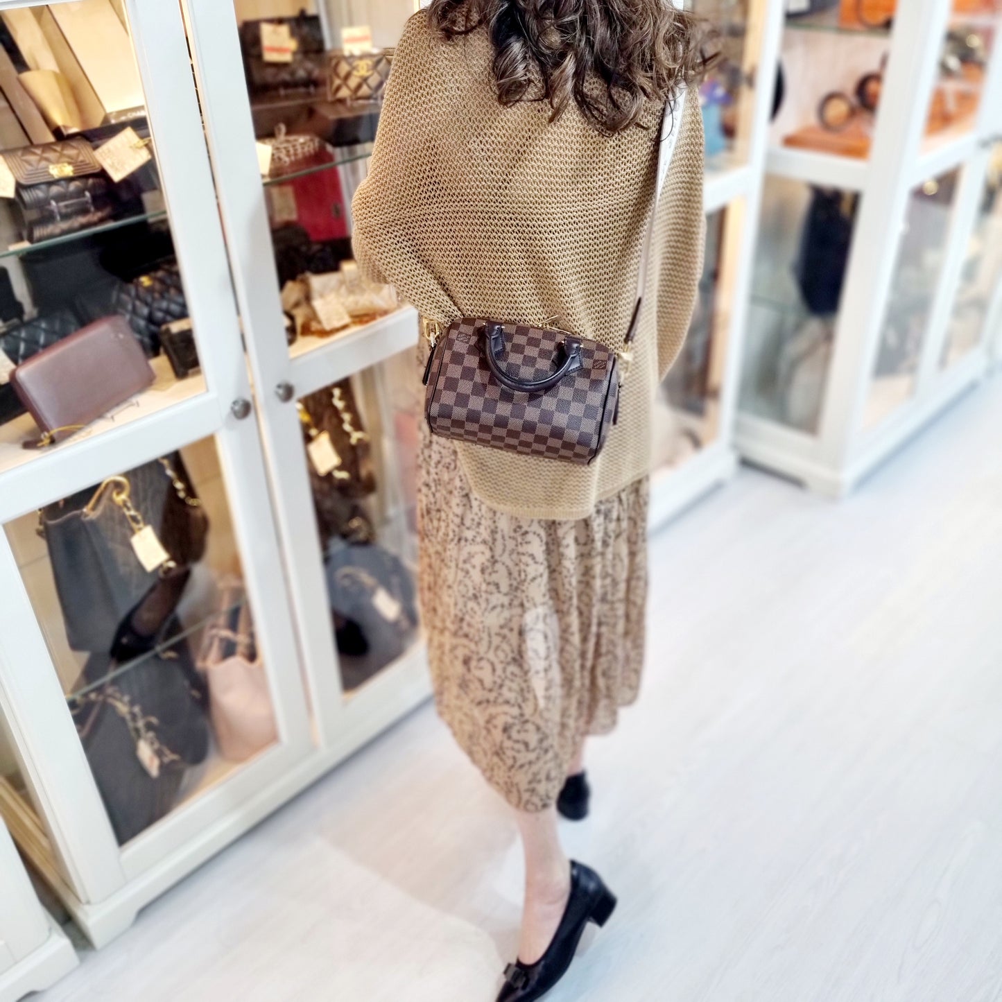 Louis Vuitton Speedy 20B Damier Ebene Ghw