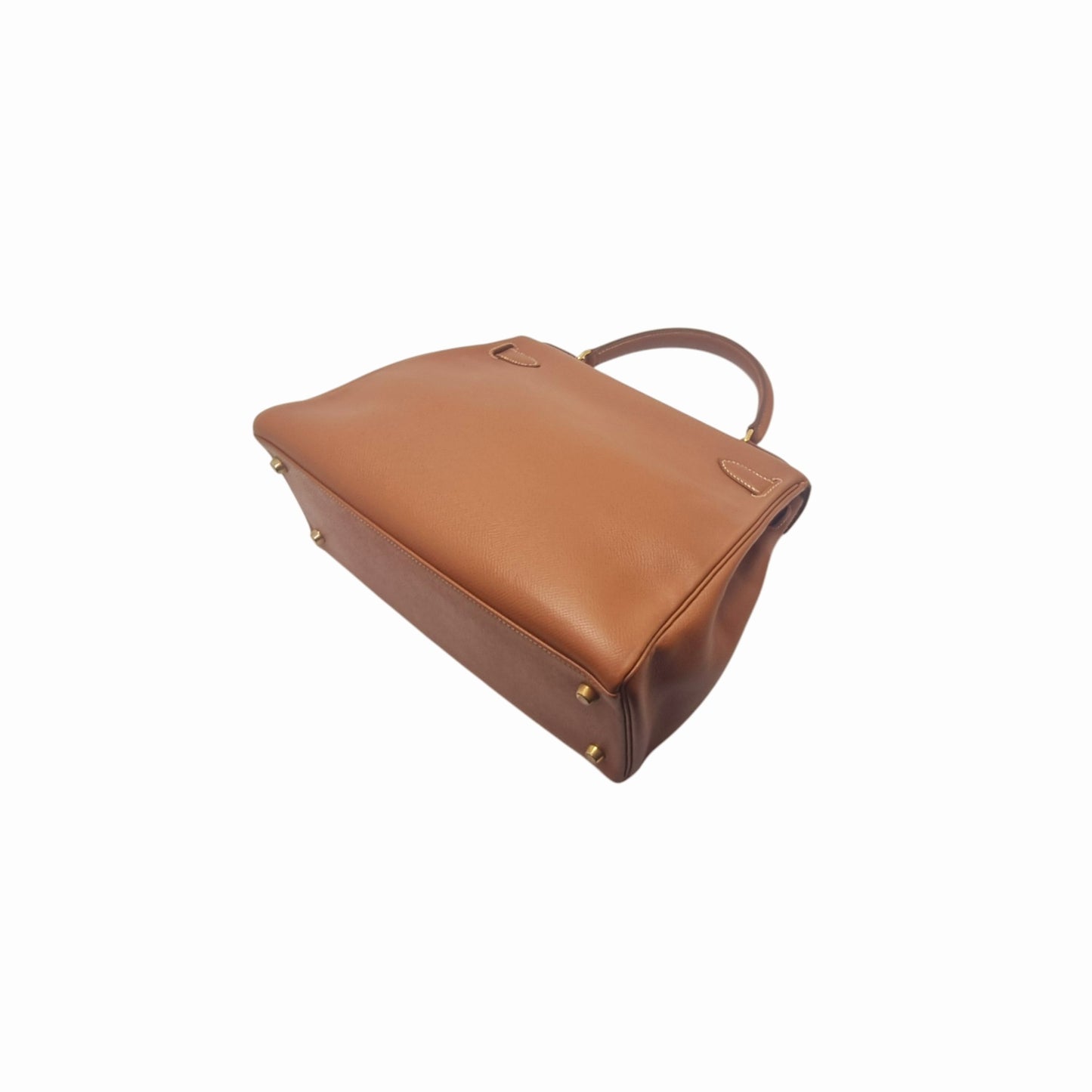 Hermes Kelly 28 Vintage Courchevel Leather Ghw (Gold Camel)