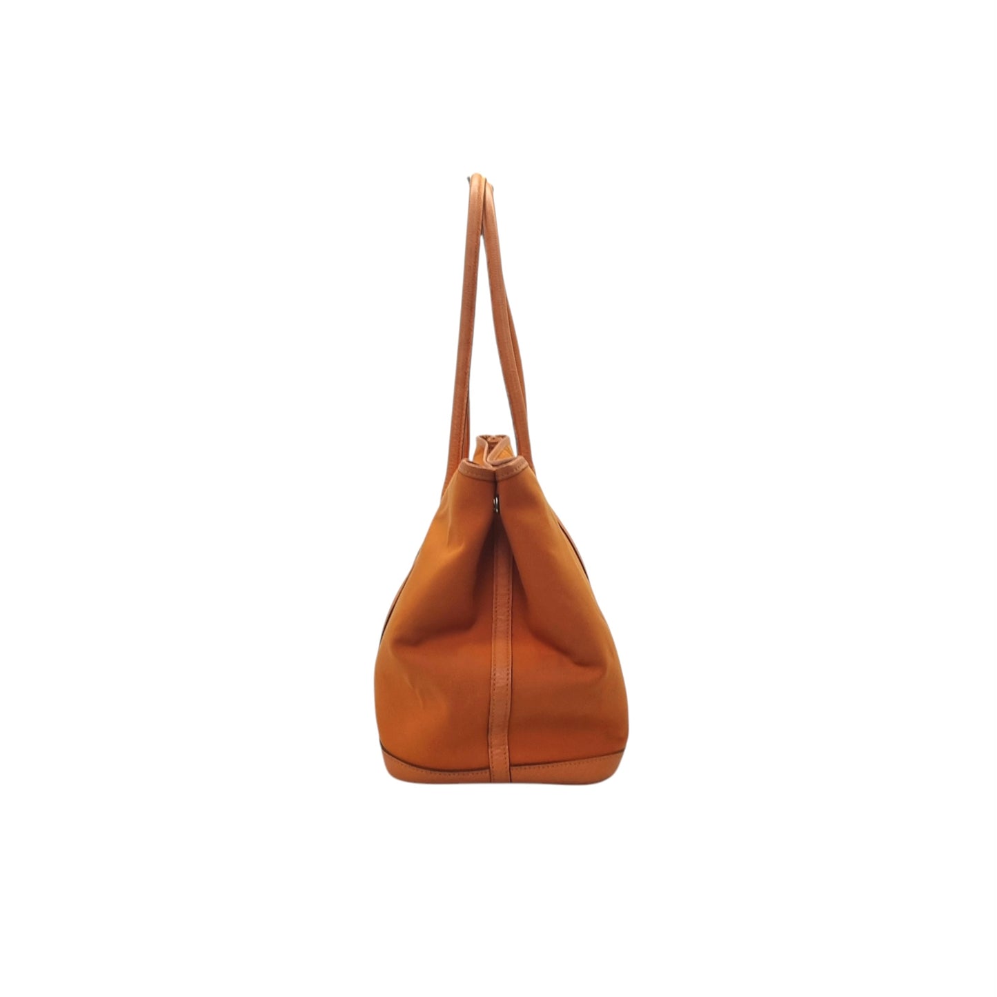 Hermes Garden Party 36 Canvas Palladium Coated Hw (Orange)