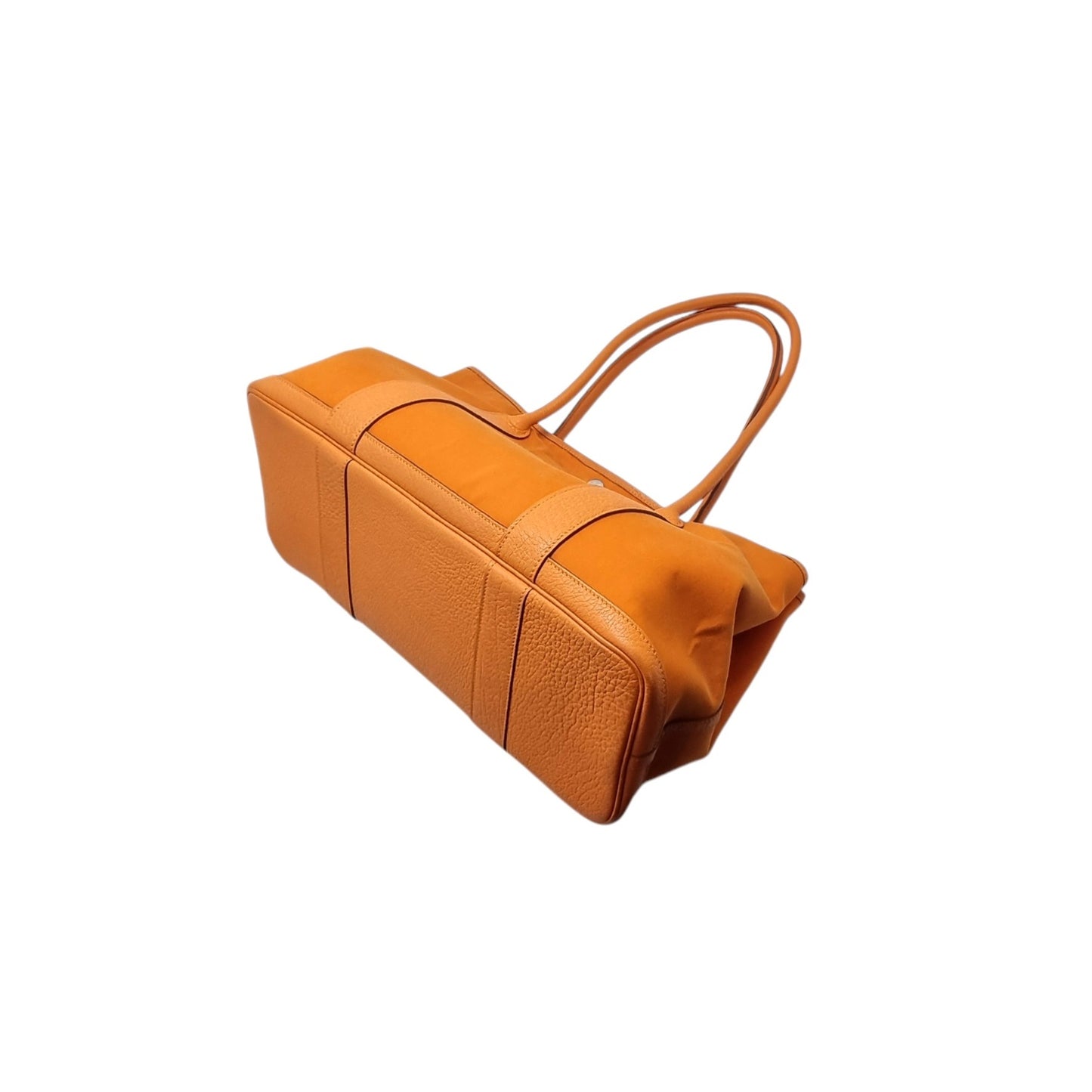 Hermes Garden Party 36 Canvas Palladium Coated Hw (Orange)