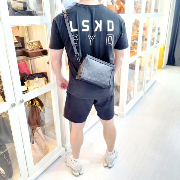 Louis Vuitton Soft Trunk Monogram Eclipse Matte Black Hardware