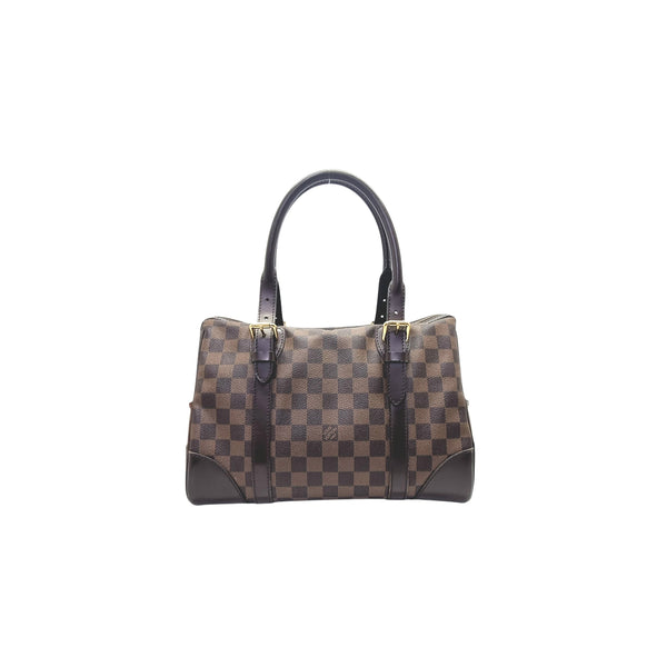 Louis Vuitton Berkeley Top Handle Bag Damier Ebene Ghw