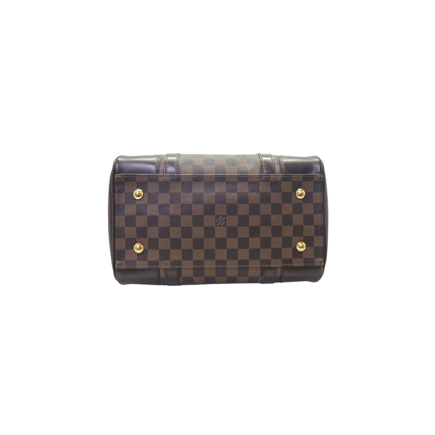 Louis Vuitton Berkeley Top Handle Bag Damier Ebene Ghw