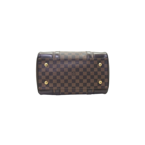 Louis Vuitton Berkeley Top Handle Bag Damier Ebene Ghw