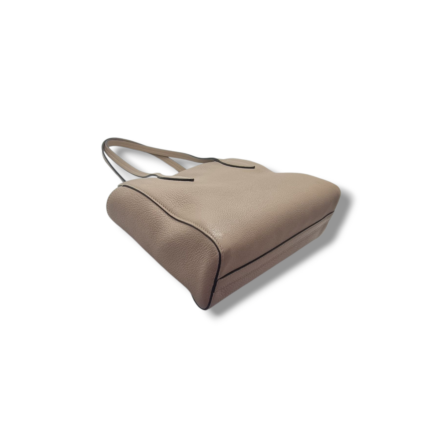 Prada 1BG112 Vitello Phenix Leather Shoulder Bag Ghw (Cameo)