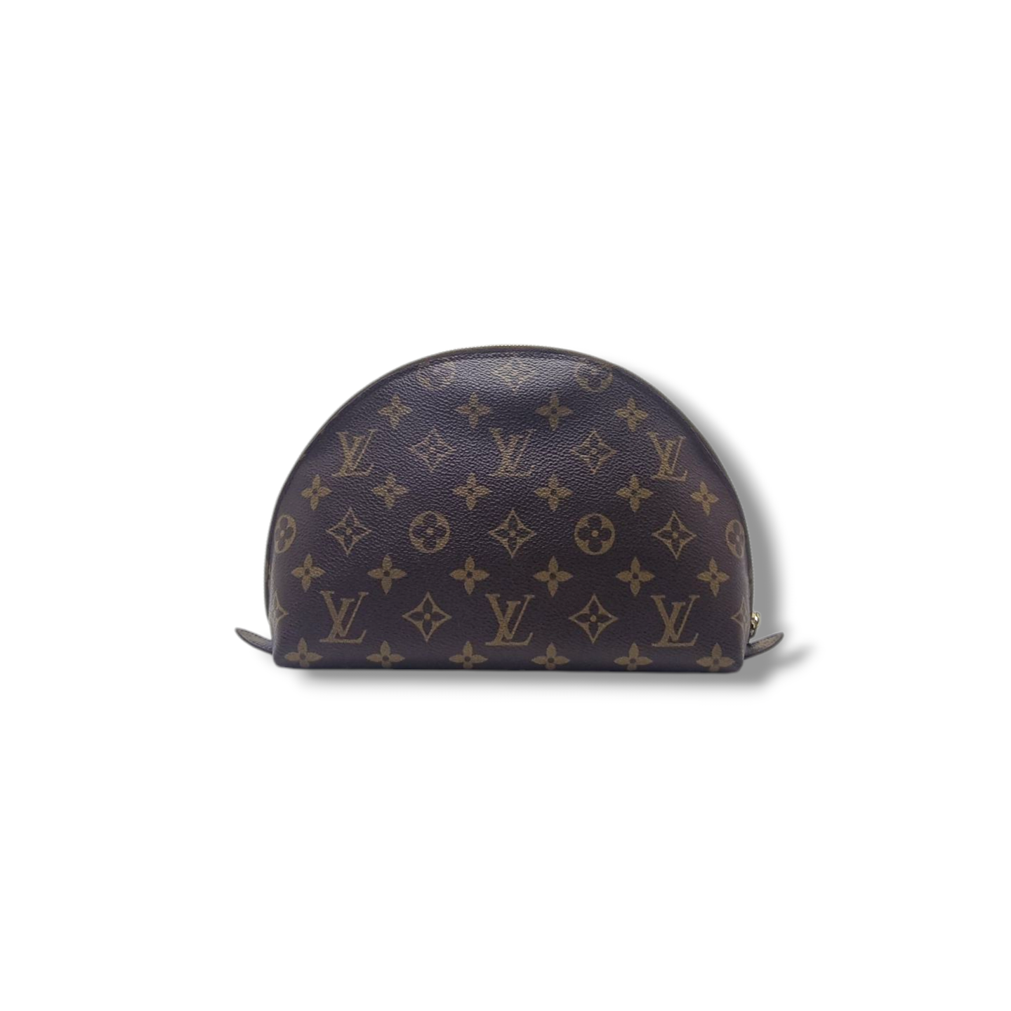 Louis Vuitton Trousse Vintage Demi Ronde Cosmetic Pouch Monogram Ghw