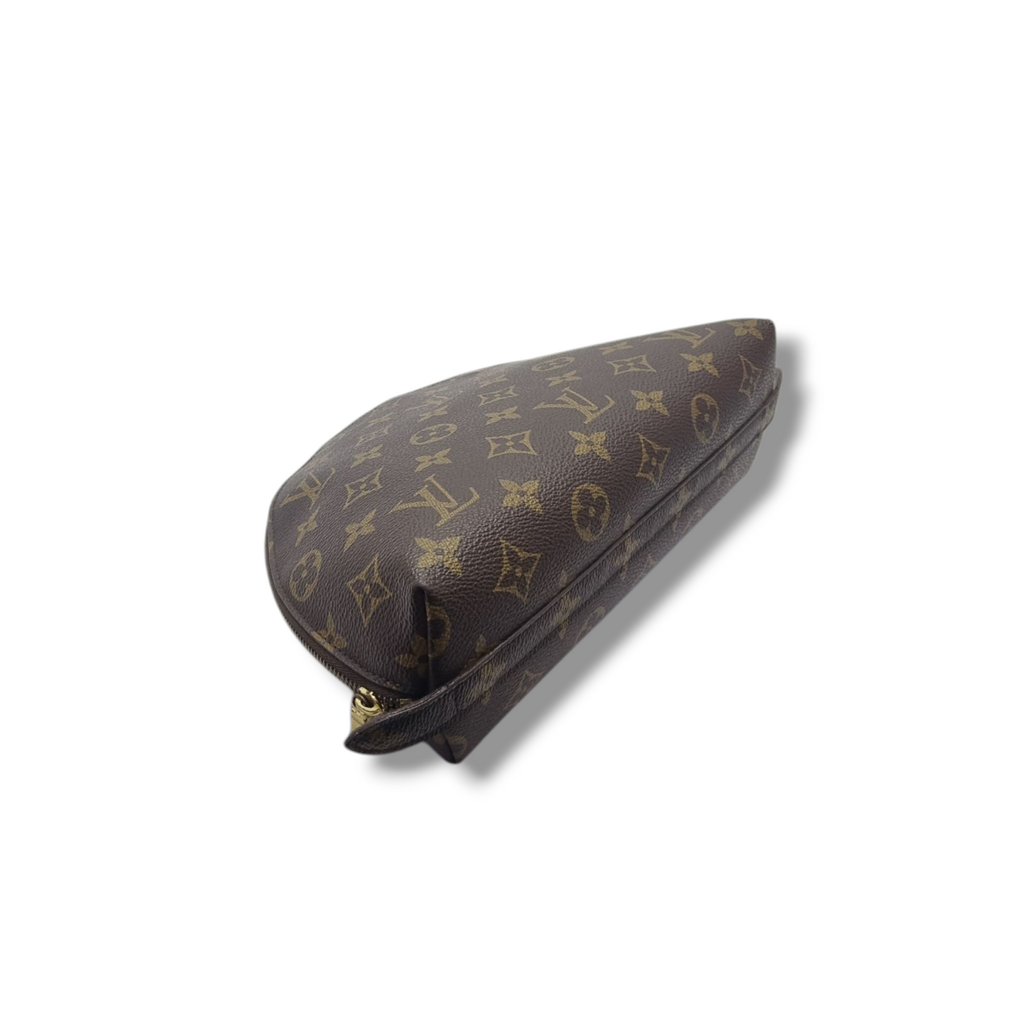 Louis Vuitton Trousse Vintage Demi Ronde Cosmetic Pouch Monogram Ghw
