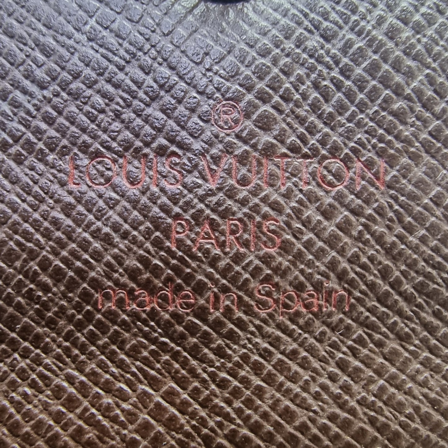 Louis Vuitton Vintage Sarah Wallet Damier Ebene Ghw