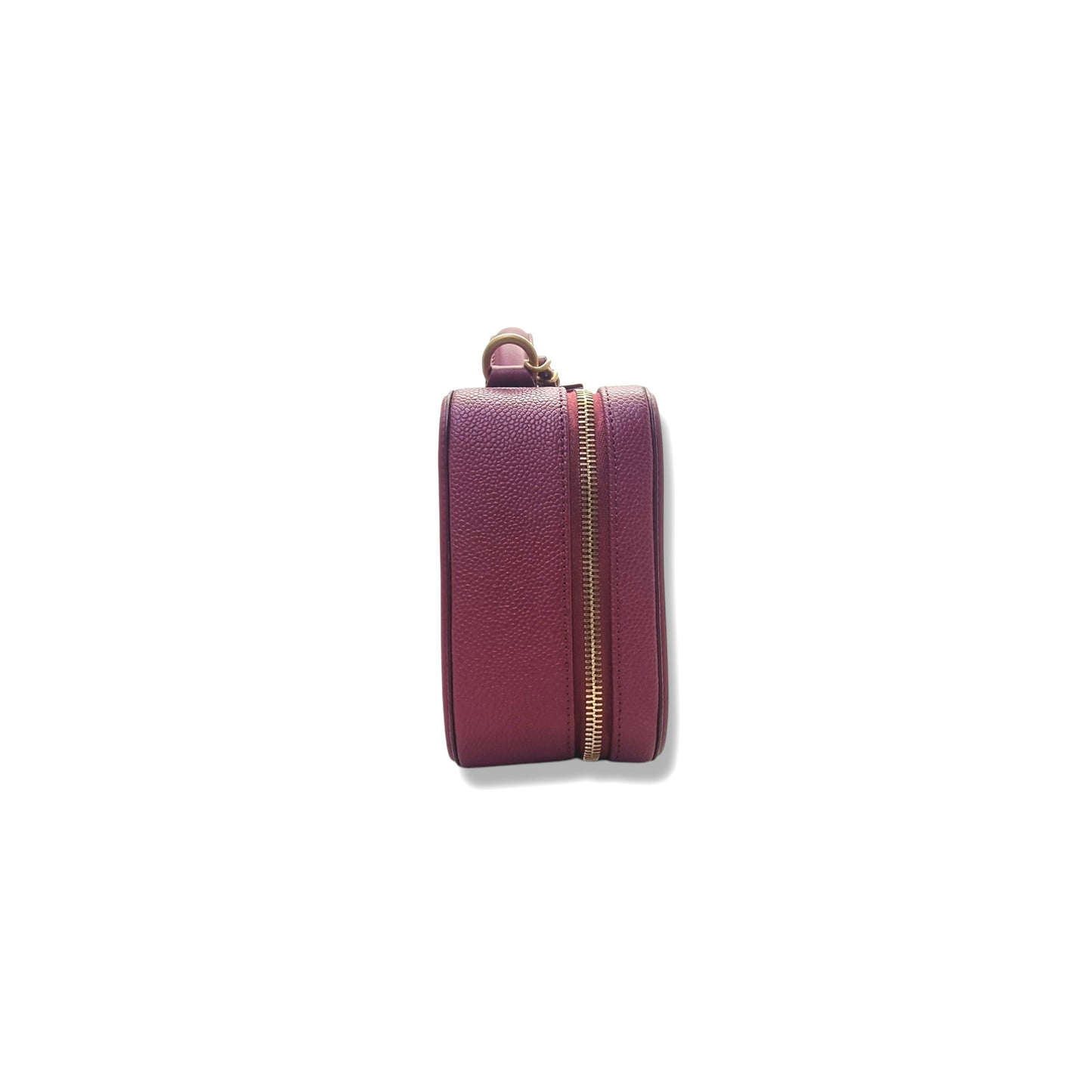 Chanel Filigree Vanity Case Caviar Ghw (Burgundy)