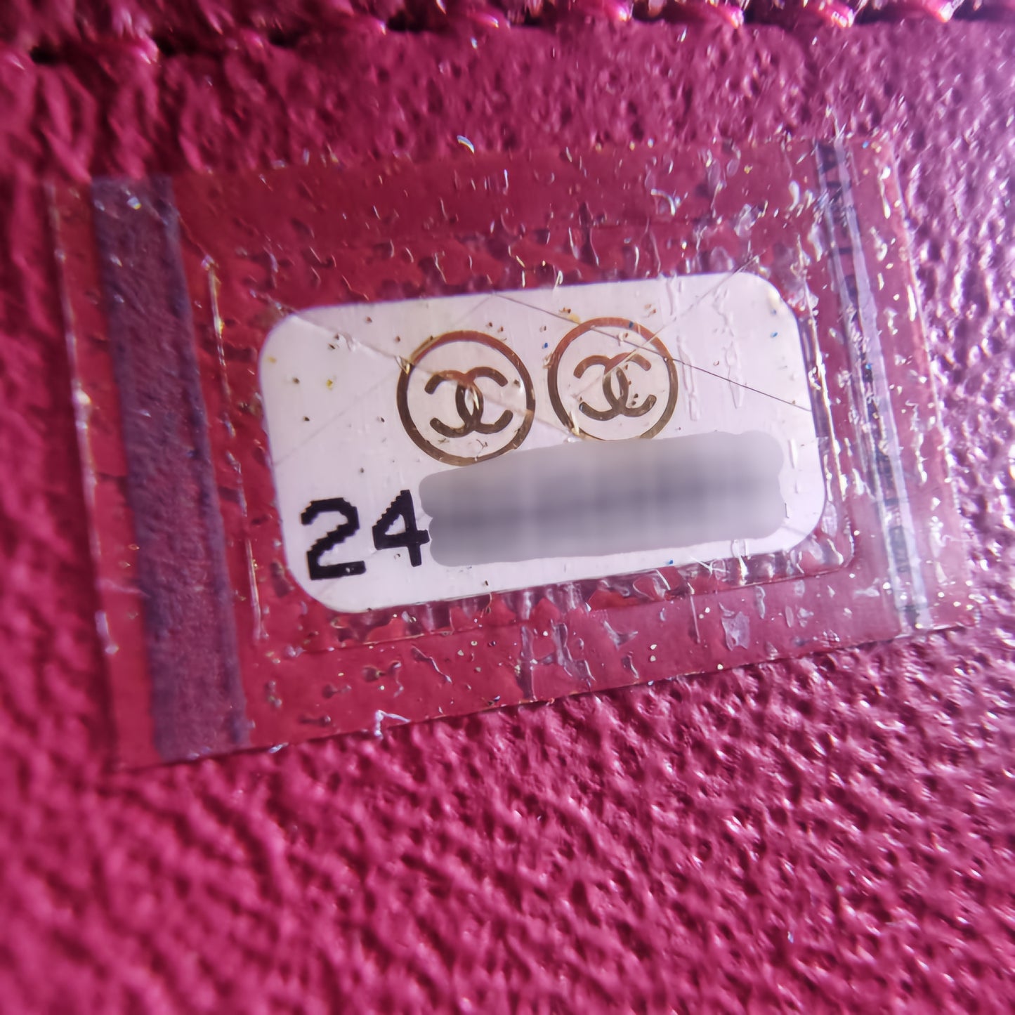 Chanel Filigree Vanity Case Caviar Ghw (Burgundy)