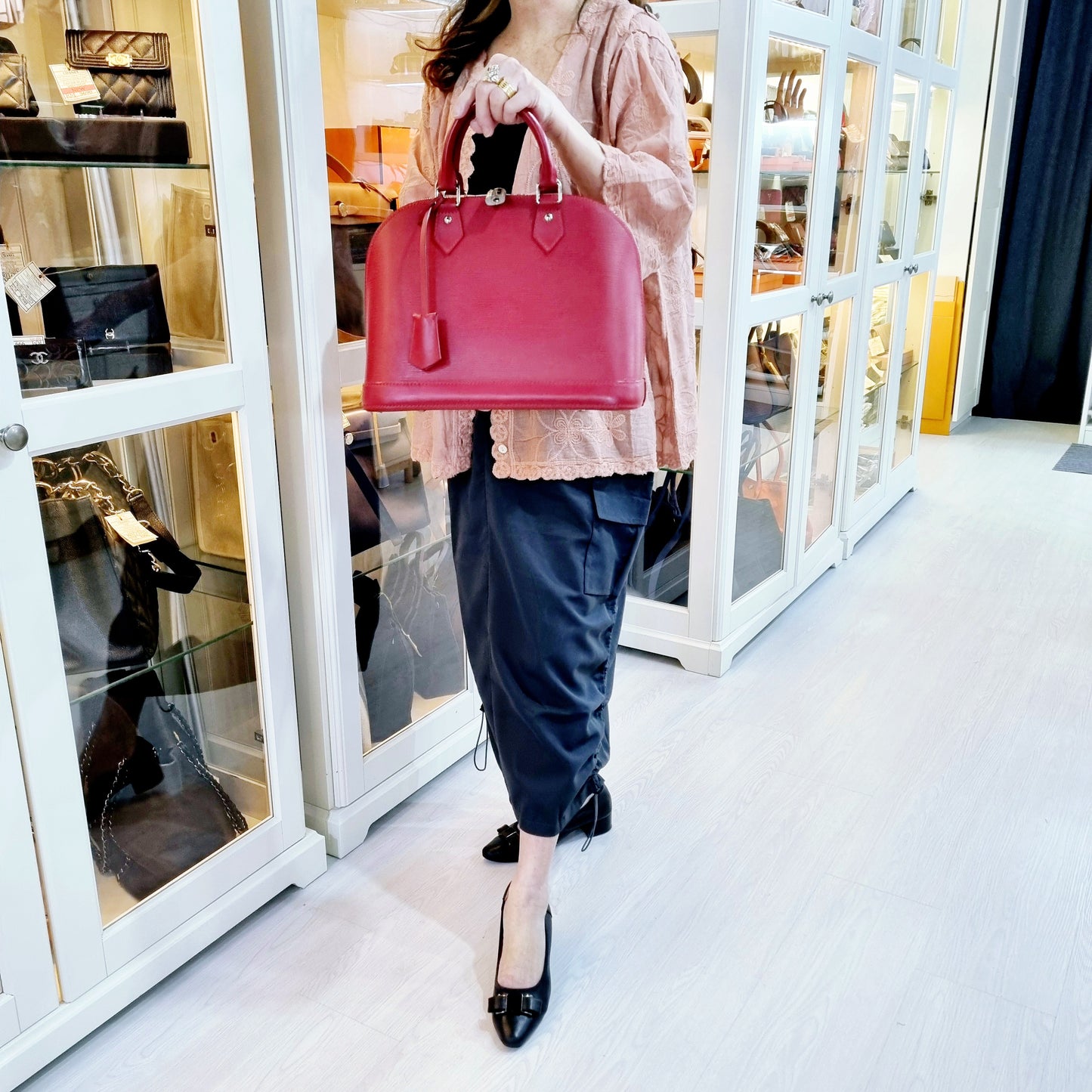 Louis Vuitton Alma PM Epi Shw (Red)