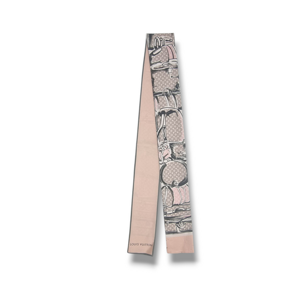 Louis Vuitton Trunks Bandeau 100% Silk Twill (Rose Poudre)