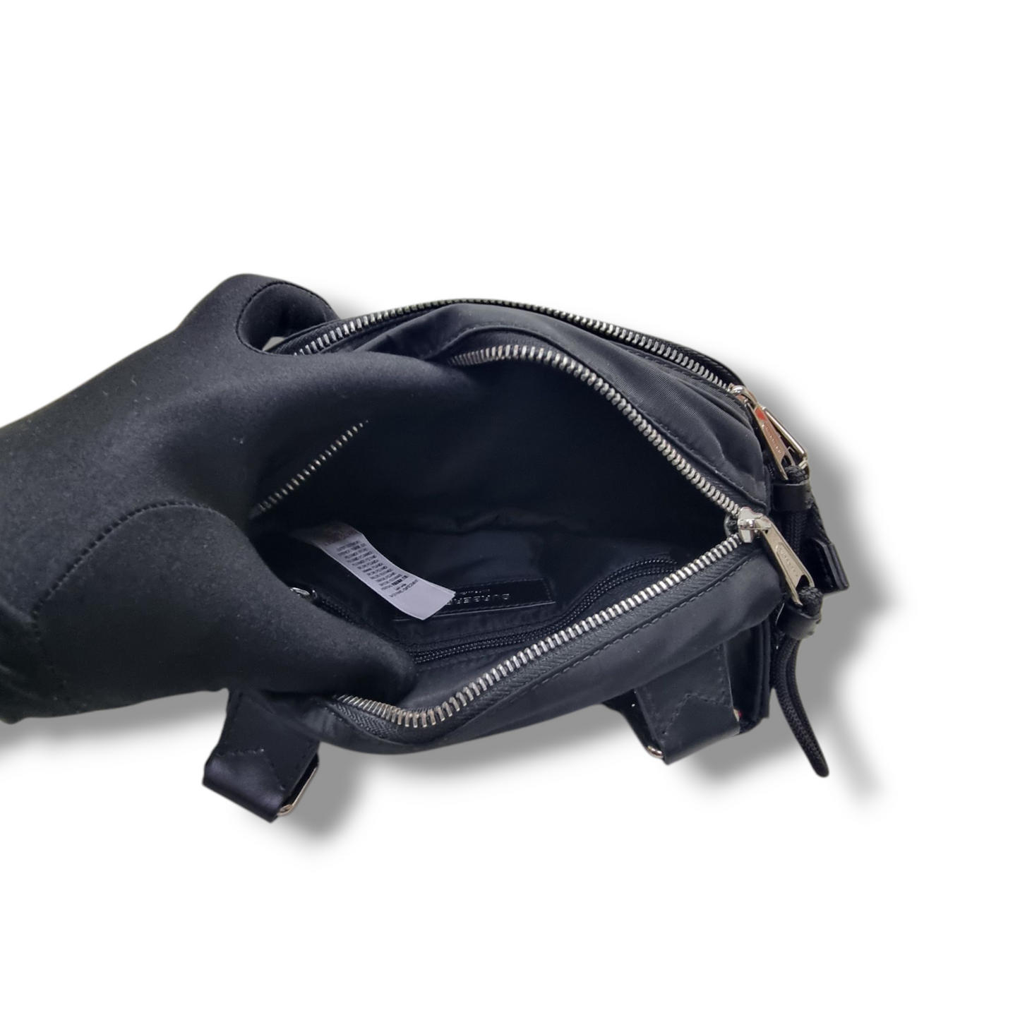 Burberry Nylon Cannon Belt Bag Shw (Black)