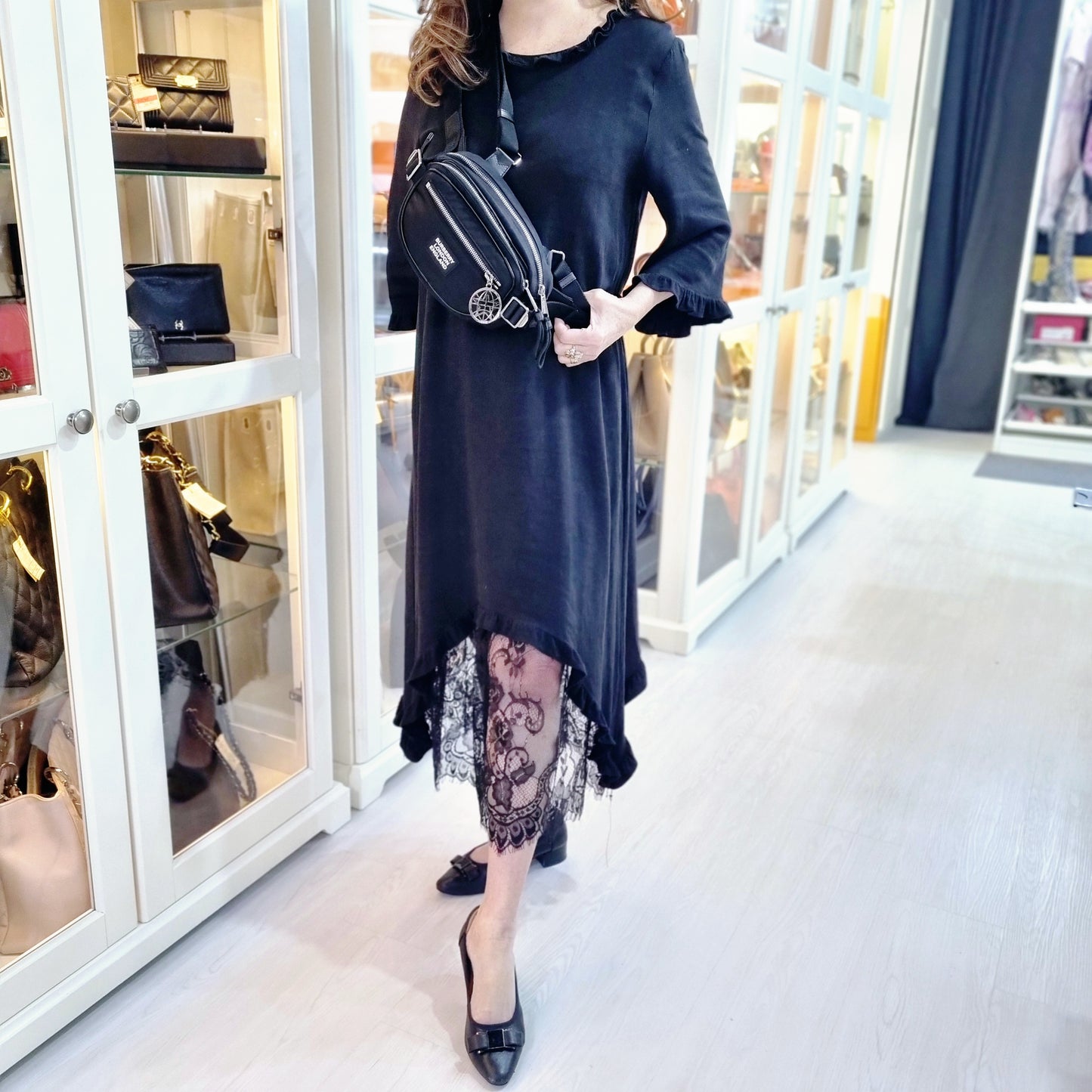 Burberry Nylon Cannon Belt Bag Shw (Black)