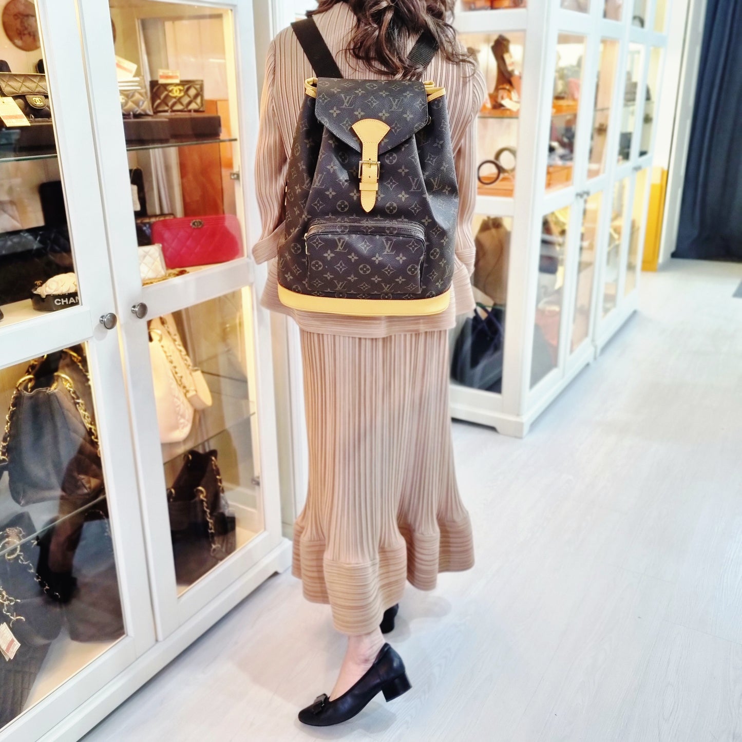 Louis Vuitton Montsouris Backpack GM Monogram Ghw