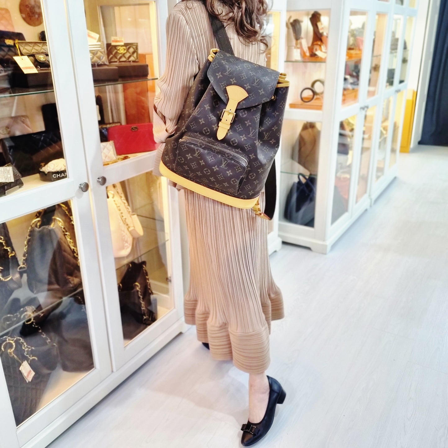 Louis Vuitton Montsouris Backpack GM Monogram Ghw