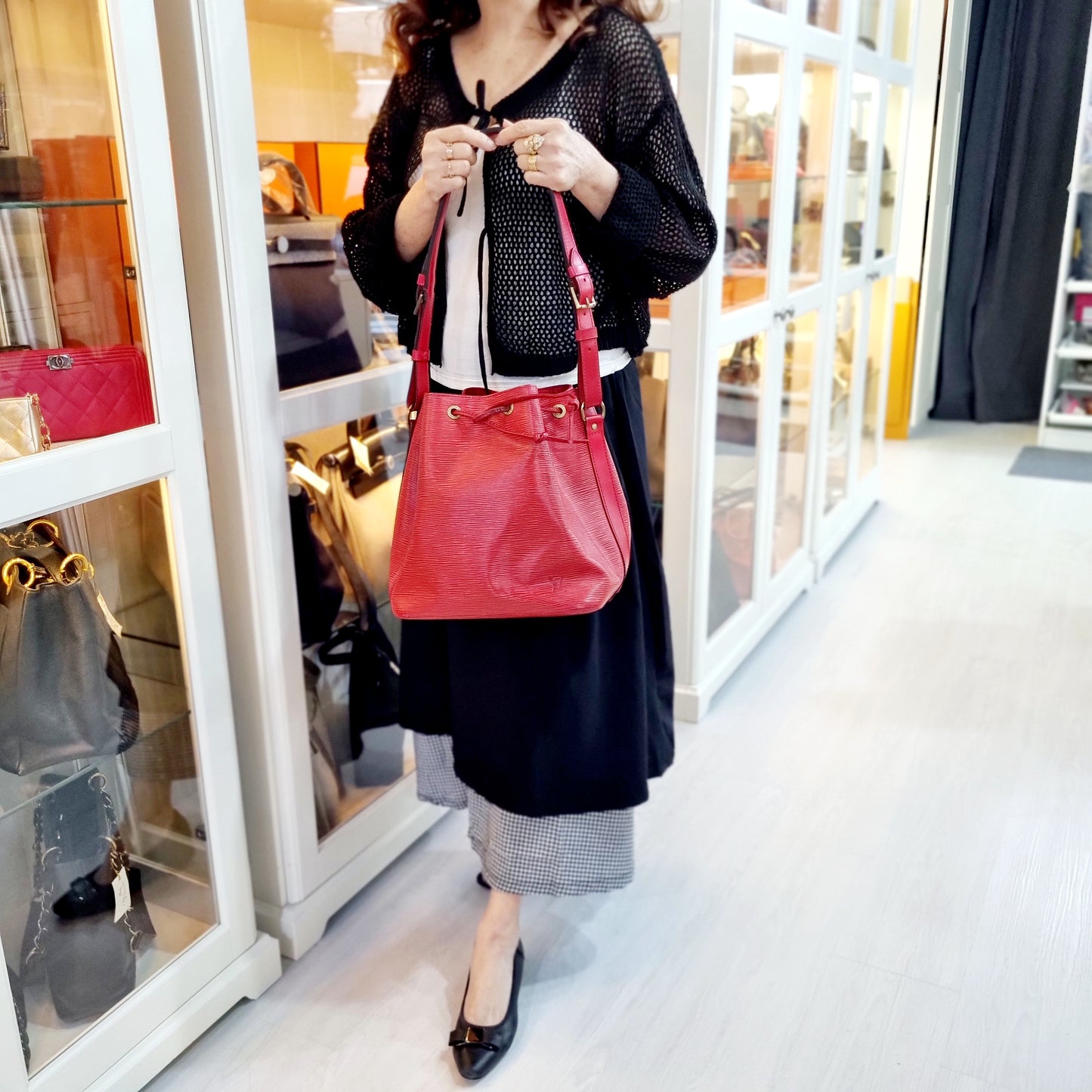 Louis Vuitton Noe PM Epi Ghw (Red)
