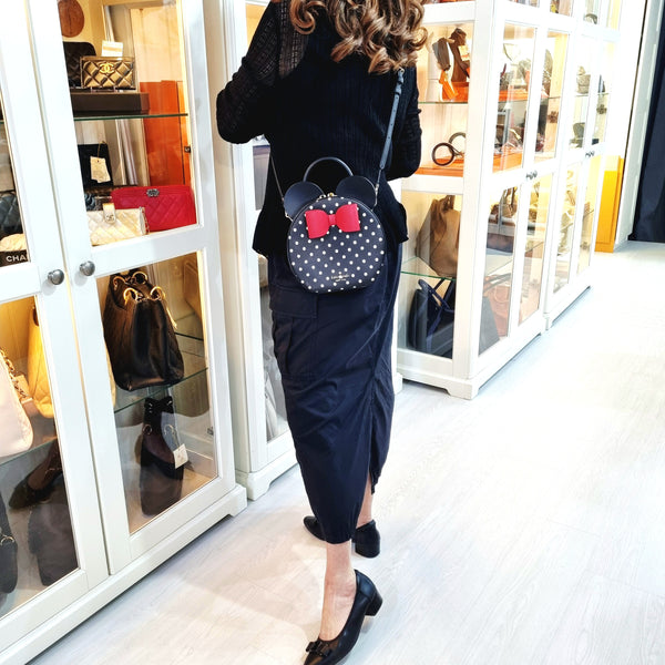 Kate Spade Disney X New York Minnie Mouse Crossbody Ghw ( Black/Red/White)