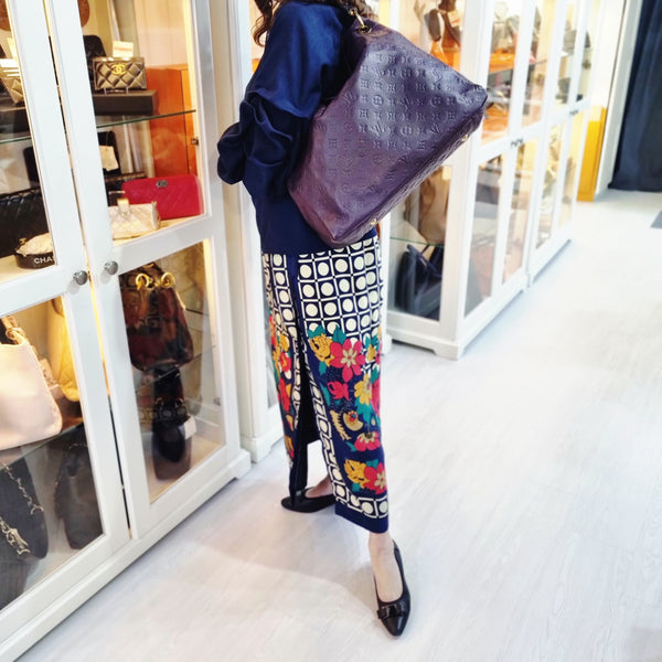 Louis Vuitton Artsy MM Monogram Empreinte Ghw (Aube Purple)