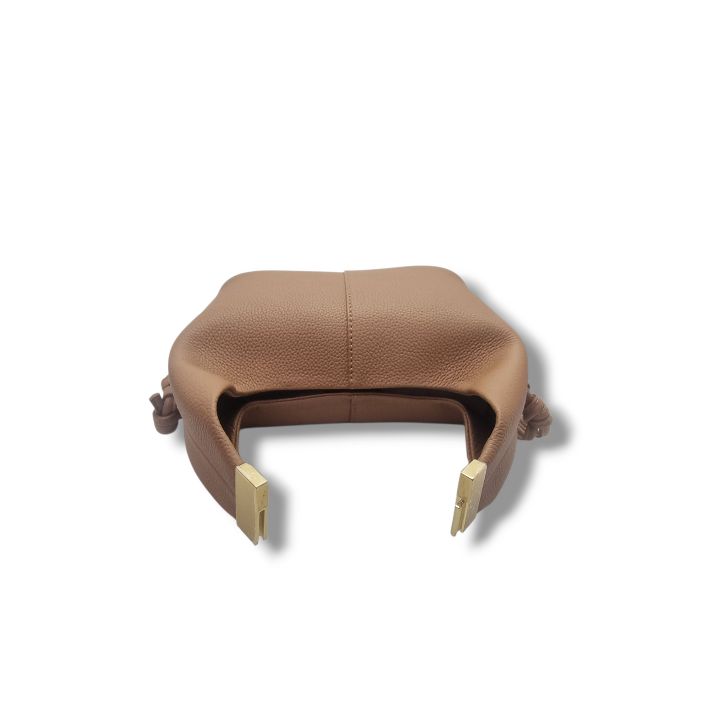 Polene Beri Grain Spanish Calfskin Crossbody Ghw (Camel)