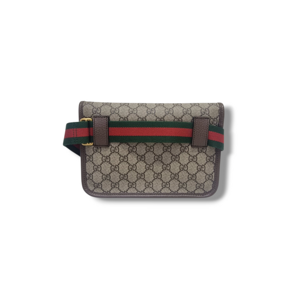Gucci Belt Bag GG Supreme Neo Vintage Canvas Ghw (Beige/Brown)