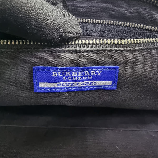 Blue Label Burberry Nova Check Canvas Shoulder Bag Shw (Gray)