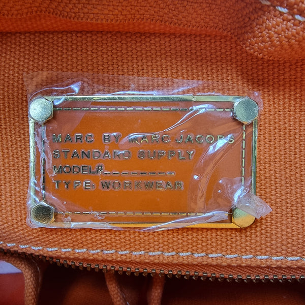 Marc Jacobs Canvas Tote Ghw (Orange)
