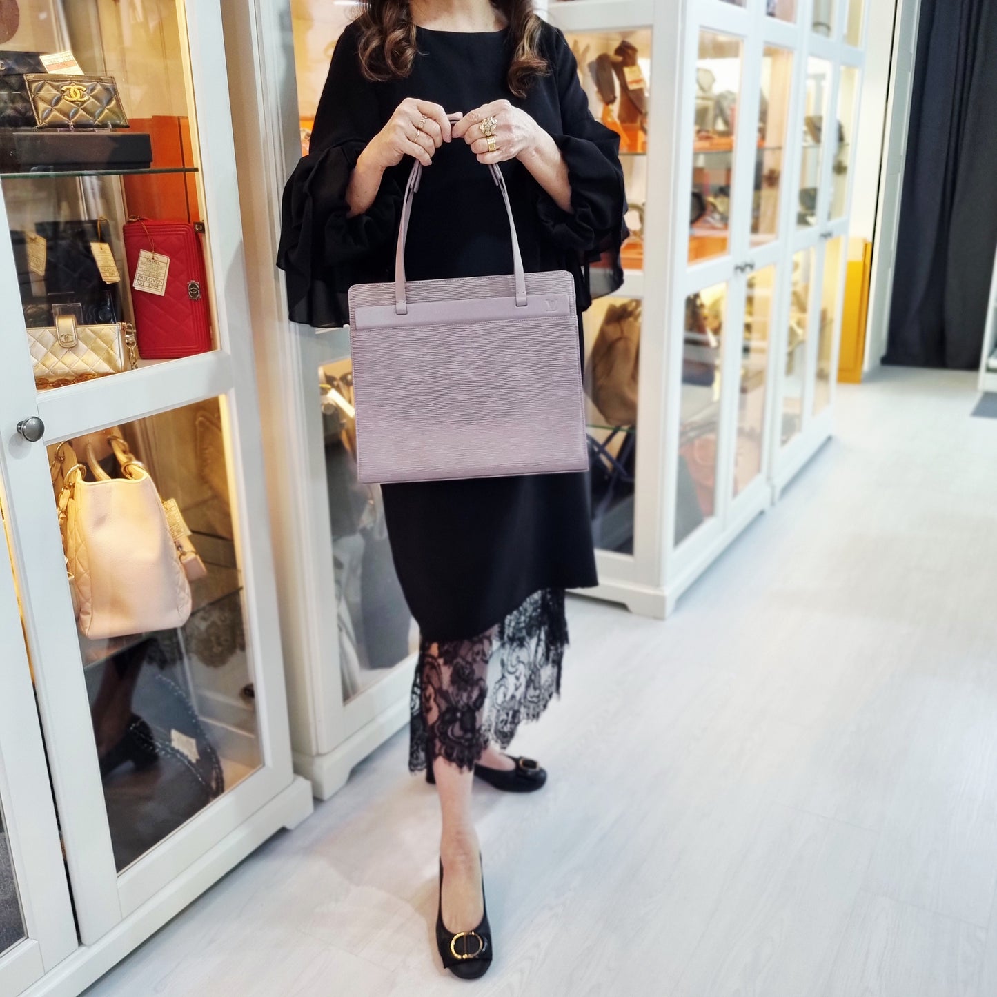 Louis Vuitton Croisette Vintage PM Epi Shw (Lilac)