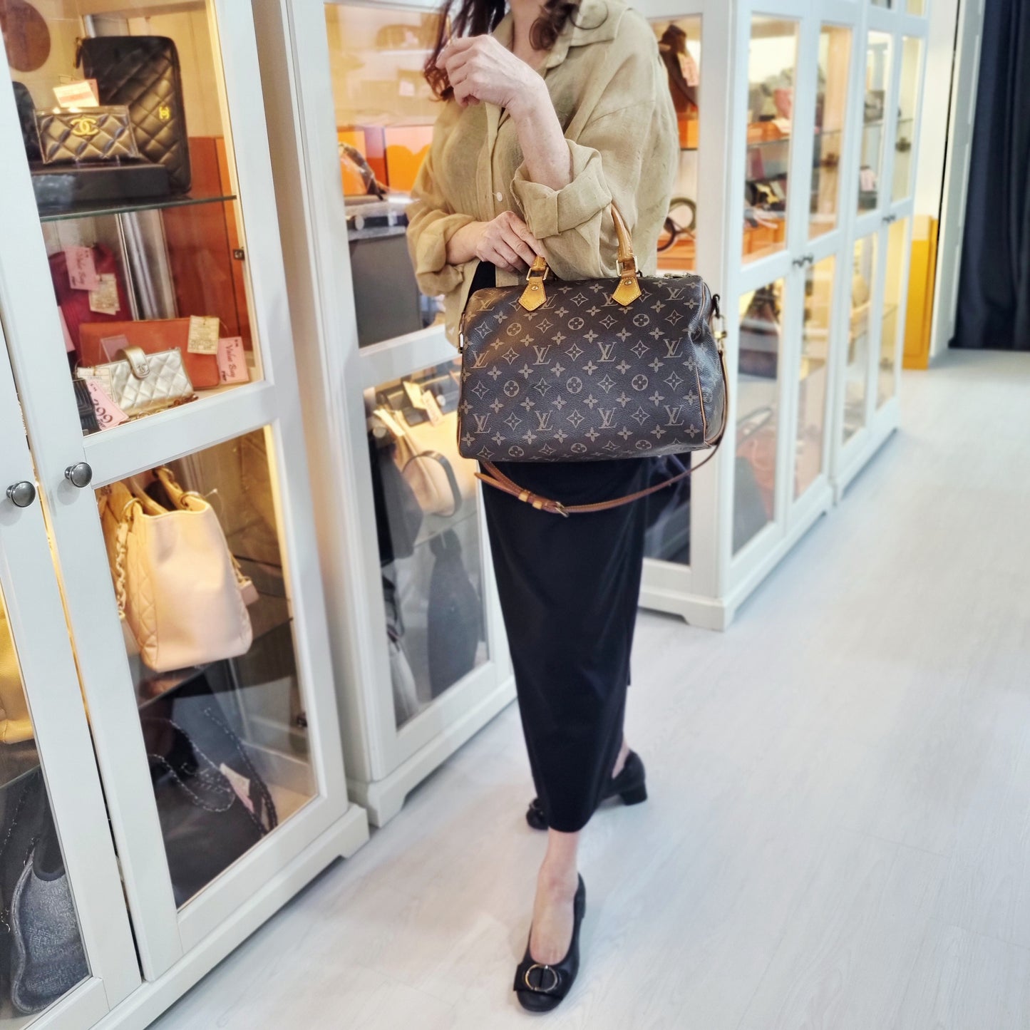 Louis Vuitton Speedy 30B Monogram Ghw