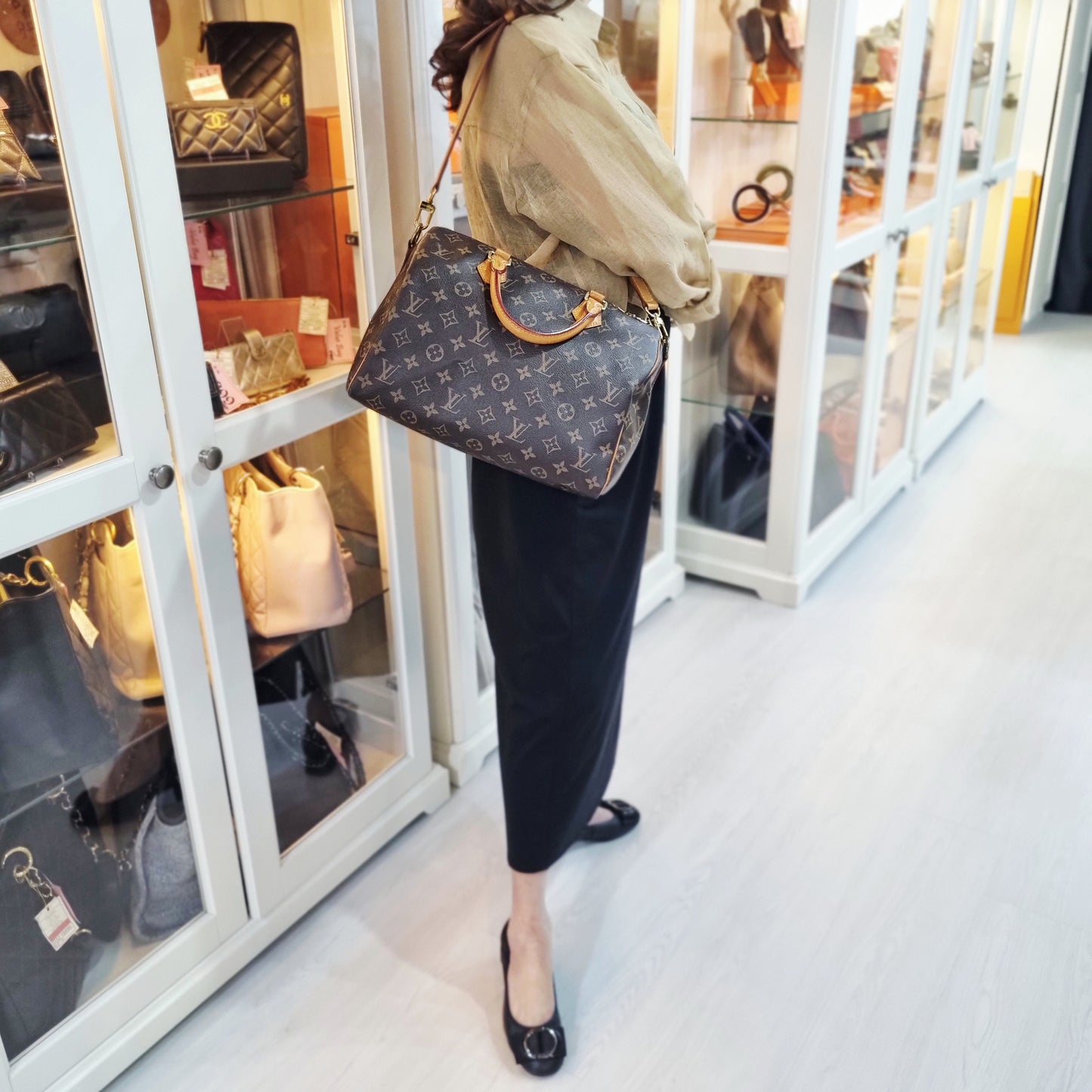 Louis Vuitton Speedy 30B Monogram Ghw